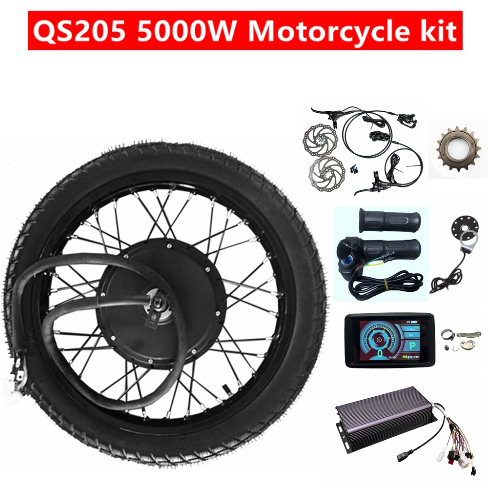 Zestaw do konwersji motocykla  – 72V 5000W Hub Motor Kit recenzja i cena
