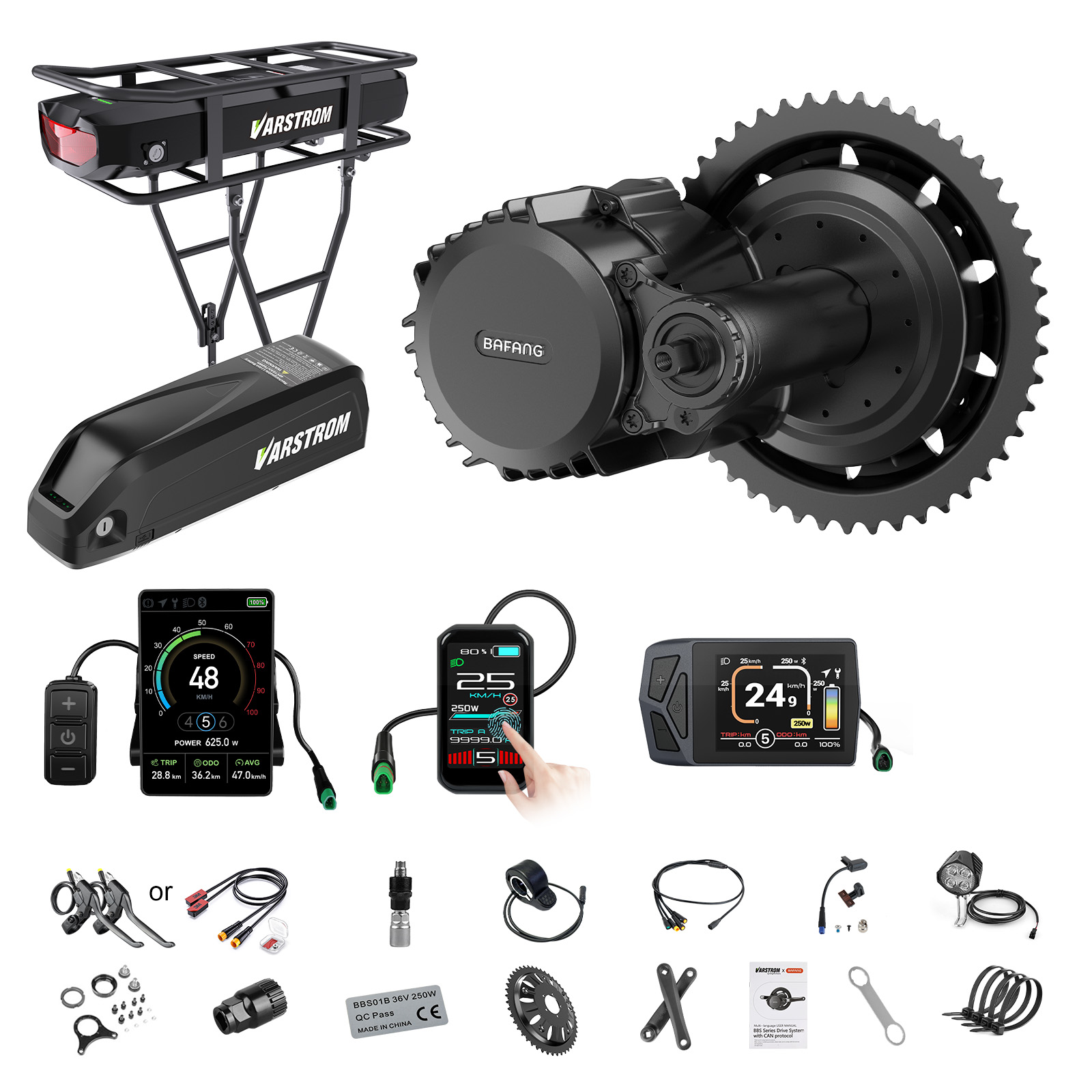 [Wysyłka z USA] Zestaw silnika – Bafang Bbs02B 48V 750W Mid Drive Kit recenzja i cena